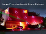 Christmas Projector Light 10 Patterns LED Projection Lights with Remote Red and Green Star Show for V1294-YM0901-L6720