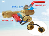 3/4-Inch IPS Isolator Tankless Water Heater Service Valve Kit with Pressure Relief Valve, Clean V1258-DP02-C-3321