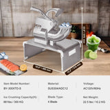Commercial Ice Shaver Crusher, 661lbs Per Hour Electric Snow Cone Maker, 350W Shaved Ice Machine V952-WSDSLPBXG110VDAN2V3