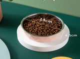 Dog Bowl Raised Cat Food Water Bowls with Detachable Elevated Stand Pet Stainless Steel Feeder Bowl V1189-WXFWAL-20260319-00714