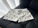 Allover Puppy Print Set Size M Full Dog Print Premium Pajama Set Christmas Playful Cute Gift V1221-XM-LB7451-GM190
