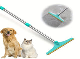 Blue Yellow pet hair remover broom, pet cleaning supplies, pet hair removal, Australian pet owners, V1347-135-YEL-35254