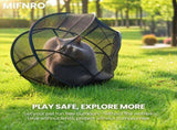 Portable Foldable Pet Playpen Pop Up Mesh Tent for Small Cats Dogs Rabbits Guinea Pigs Indoor V1341-ZY-F645MYCG-BLACK