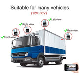 WIFI HD Wireless Truck Backup Camera, 12V-24V, 170 degree Wide Angle, 50m Range, Night Vision, V1189-LC-QP-00390