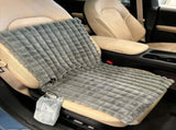 USB-Powered Heated Seat Cushion with Plush Faux Rabbit Fur, Anti-Slip Base, and Foldable Backrest V1341-ZY-BBM69CWT-GREY3