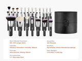 34-Piece Makeup Brush Set, Ergonomic Wood Handle, Travel-Friendly Case Included V767-VVR-HZSTZHZSTZDWX383D001V0