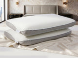 ROOMSENSE Reversible Dual-Sided Memory Foam Pillow, Ice-Cooling & Warm Fabric Sides, 55D Ultra-High XFKF-PL-1168R-WHX2