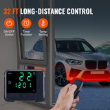 VEVOR Air Heater, 12V 5KW Heater with Remote Control and LCD Display, 10L Fuel Tank V952-ZCJRQFT12V5KW4C25V9
