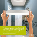 LED Ceiling Light Round Panel Ceiling Lamps Modern Ultra Thin LED Lamp Cool White 6000K Kitchen Room V1237-ZY-528-144