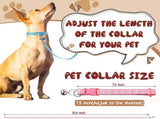 Amylove 48 Pcs Dog Collar and Leash Set, Polypropylene Adjustable Puppy Collars for Medium Dogs V1258-DP02-C-751