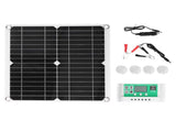 40W 18V Monocrystalline Silicon Flexible Solar Panel with 20A Solar Charge Controller for Outdoor V1294-YM0901-3114210079311