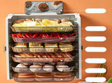 Kitchen Side Dishes Punch Free Foldable PET 6 Layers Wall Mounted Organization Rack Cooking Plates V1294-YM0512-3118220256611