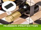 Timber Wine Rack Storage Cellar Organiser 42 Bottle V274-FT-WWR06-42