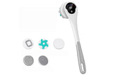 Electric Back Scrubber Body Brush Exfoliating Bath Brush for Shower - Gray V1263-JX-6505-2