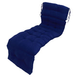 Indoor Outdoor Chaise Lounge Cushion with Ties Splashproof Lounge Chair Cushion Replacement for Lawn V1294-YM0901-3116250003913