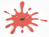 Creative Splatter Design Wall Clock - Silent Movement, Modern Decorative Timepiece V888-ELOSUNG35427