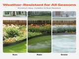 Metal Landscape Edging, 10 Packs 60 in Rust-Resistant Aluminum Alloy Landscape Edging, Bendable V952-LZJSPZ10PCS58DDP1V0