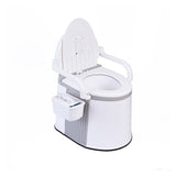 19L Camping Portable Toilet Outdoor & Indoor Travel Commode Potty with Built-In Tissue Box V63-952411
