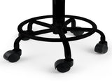 Levede 2x Salon Stool Swivel Bar Stools T4498-BKSTANDX2