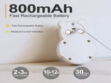 Adorable 3D Cartoon Bear LED Wall Light, Motion Sensor Night Light, Rechargeable, Magnetic Mount, No V1341-ZY-VFLR6UR8-BLACK-2PCS