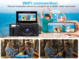 Digital Camera with Zoom Autofocus Black V1142-OBA1005009054653899