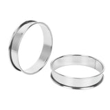 30PCS Cooking Round Cake Ring Mold, Stainless Steel Muffin Tart Rings, Metal Molds Double Rolled V1192-AZ-W-22696