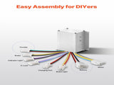 250W Electric Powerful DC Motor Kit - 24V 2700rpm Brushed Motor with Upgraded Speed Controller, V952-ZLWSDJTJ250W1R9B9V9