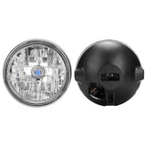 LED Headlight Modified Retro Round Motorcycle Head Front Light Assembly Headlamp 250 VT250 CB400 V1366-AZ2-W-08016
