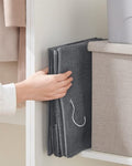 SONGMICS Hanging Wardrobe Storage Organiser Grey RYCH06G V227-8498101000089