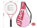 Everfit 27 Inch Tennis Racket Lightweight Racquet for Beginner Adult Players Pink TR-FASTCRTL-PK