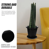 Breathable Black Plastic Flower Pots for Indoor and Outdoor Plants 2Sets V1369-AZ3-W-20827