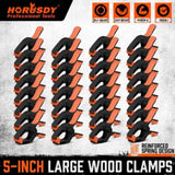 HORUSDY 32Pc 7" Nylon Spring Clamp Extra Large Rubber Non-Slip Grip Handle Clips V465-86097