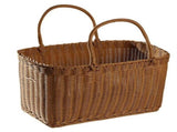 Rattan shopping basket Simple shopping basket Environmentally friendly vegetable basket Fruit basket V1366-AZ2-W-21702