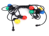 G50 Bulb String Light 5M 10LED Colorful Hanging RGB Globe Lights for Outdoor Courtyard Garden V1294-YM0901-3119210131312