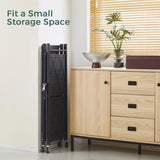 CARLA HOME 3-Tier Foldable Storage Shelf with Wheels for Kitchen, Garage, Pantry or Basement LSB-36140