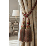 Multi Coloured Double Tassel Curtain Tieback V1008-2615-298