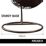 Arcadia Furniture Egg Chair - Brown and Coffee ABM-10001767