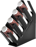 Paper Cup Holder Disposable Coffee Cup Organizer Countertop 4 Compartments Cup Dispenser Black1 V1369-AZ3-W-00752