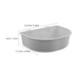 15-Piece Grey Hanging Dog Bowls Set for Crate, Spillproof Kennel Water and Food Feeder Bowls for V1366-AZ2-W-16095