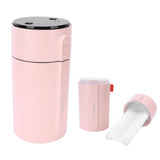 Pink Small Humidifier USB Double Spraying Smart Display Air Humidifier for Home Office V1294-YM0901-3113210066211