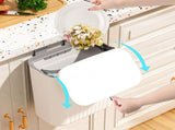 Wall Mounted Trash Can with Sliding Cover Home Kitchen Hanging Garbage Bin Rectangular Waste V1294-YM0901-3117240044611