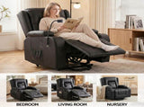 Artiss Power Lift Recliner Chair Massage and Heat for Elderly, Electric Sofa Reclining Chair RECLINER-A5-UB-PU-BK-AB
