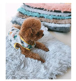Pink Plush Pet Mat for Dogs and Cats - 70x100cm, Anti-Slip, Warm and Cozy for Autumn and Winter V888-ELOSUNG23576