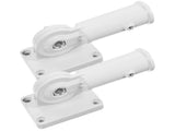 SWETRACE 2Pcs Adjustable Flag Pole Clamp for Truck and Outdoor Use 15x7cm V1189-LWWAL-20260327-03676