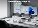 BENFEI 000438GY 10 in 1 USB-C Docking Station - 10Gbps NVMe SSD Enclosure 4K DP , USB-C 2, USB-A V28-ELEBEN000438GY