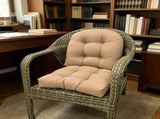 Garden Patio Chair Cushion S of 2 High Density Soft Thick Seat Pad for Rattan Outdoor Indoor Dining V1370-AZ4-09438