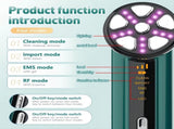 White 4-in-1 RF EMS Facial Beauty Device Skin Tightening and Lifting Massager with LED Light Therapy V888-ELOSUNG40559