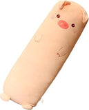 Long-Shaped Pillow Plush Pillow Hugging Pillow Soft Pillow Sleeping Pillow Gift - Pink - Size 33in V1107-113-XXX-NNN-PNK2