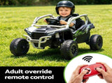 Rigo Kids Electric Ride On Car Black Pink Ride-On Toy with Remote Control RCAR-RANGEROVER-BKXPK