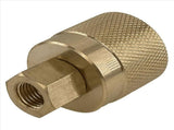 2X RE7141F Propane Forklift Connector Adapter Valve with Gasket - Brass Female Connector V1192-AZ-W-22345